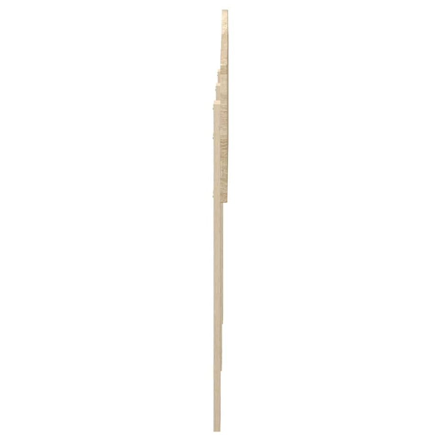 Hoofdbord met hoofdeinde Sonoma Eiken 120 cm Bewerkt hout