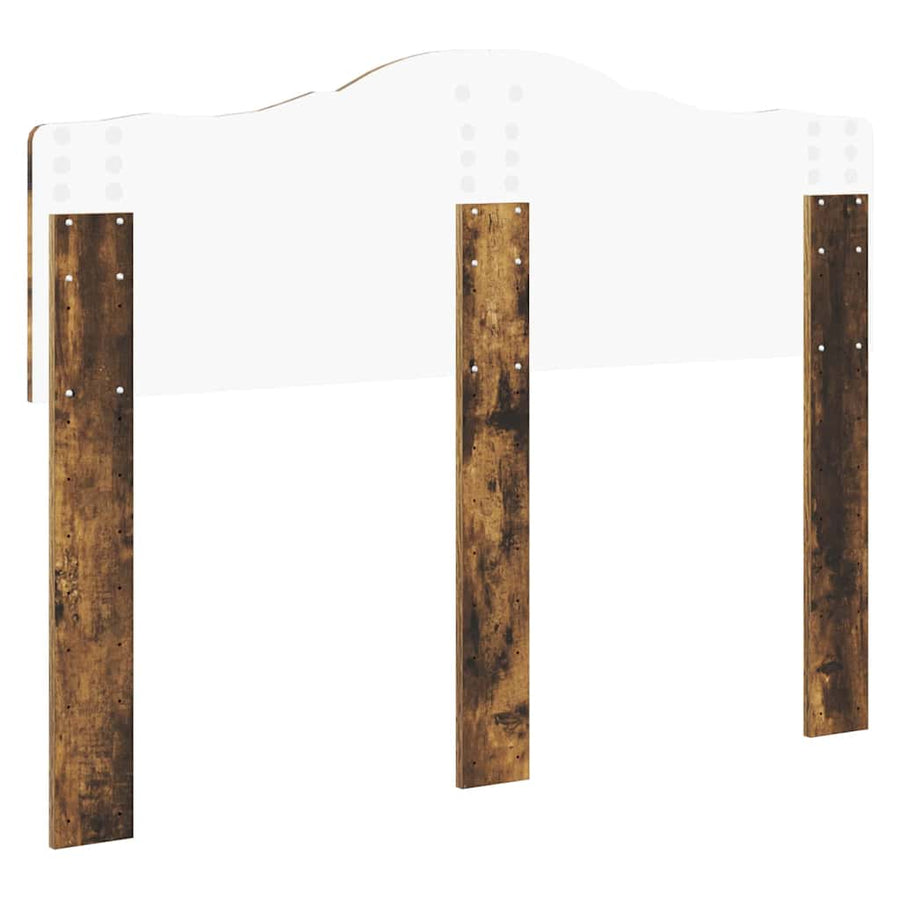 Hoofdbord met hoofdeinde Gerookt eiken 120 cm Bewerkt hout