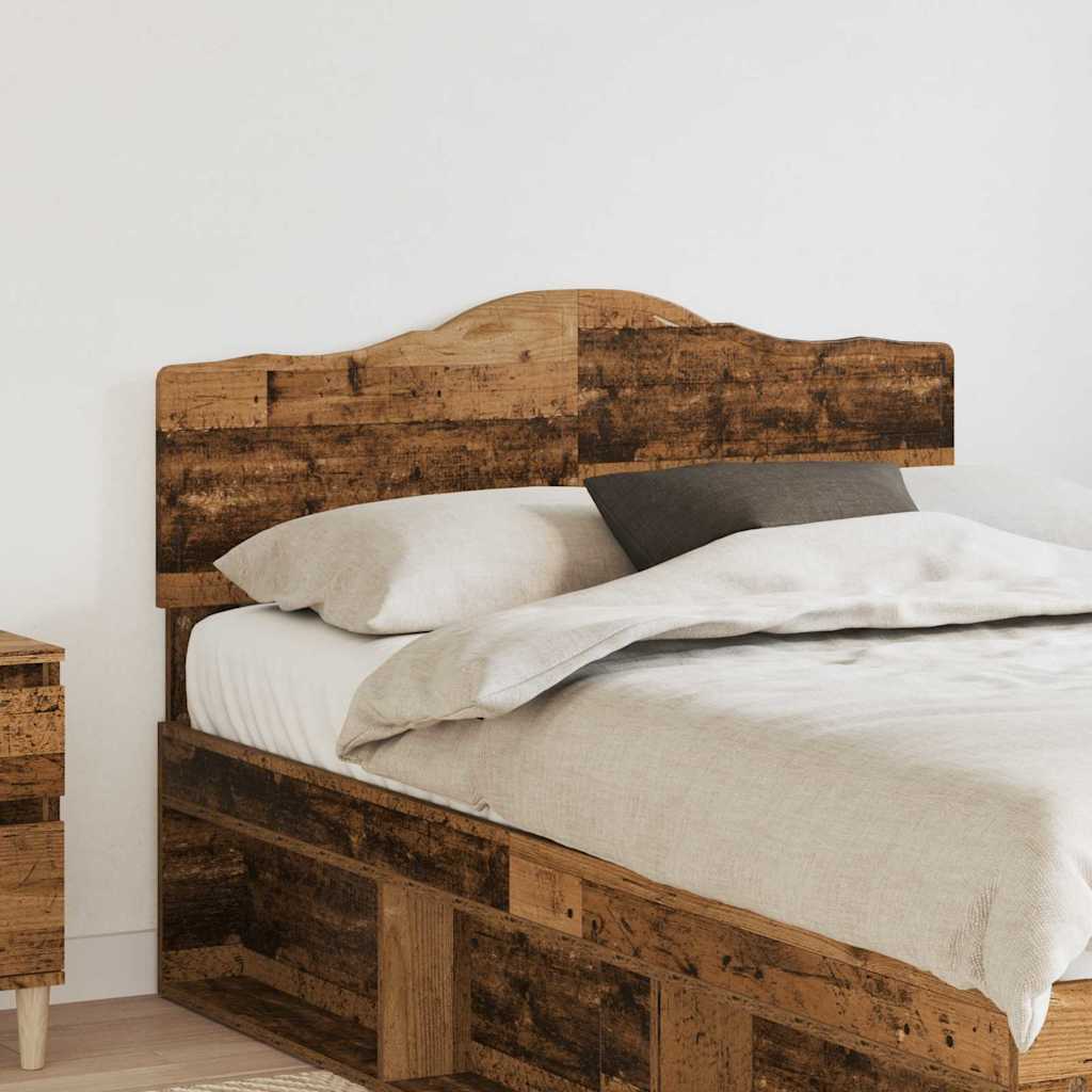 Hoofdbord met hoofdeinde Oud Hout 120 cm Bewerkt hout