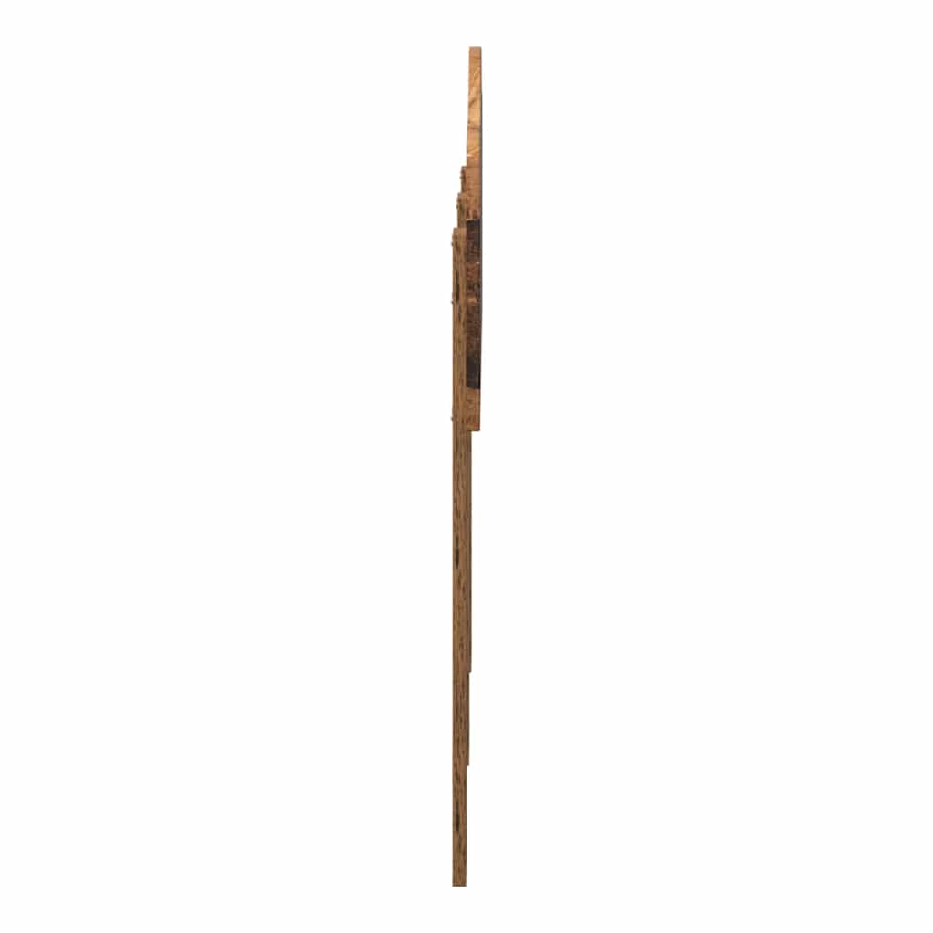Hoofdbord met hoofdeinde Oud Hout 120 cm Bewerkt hout