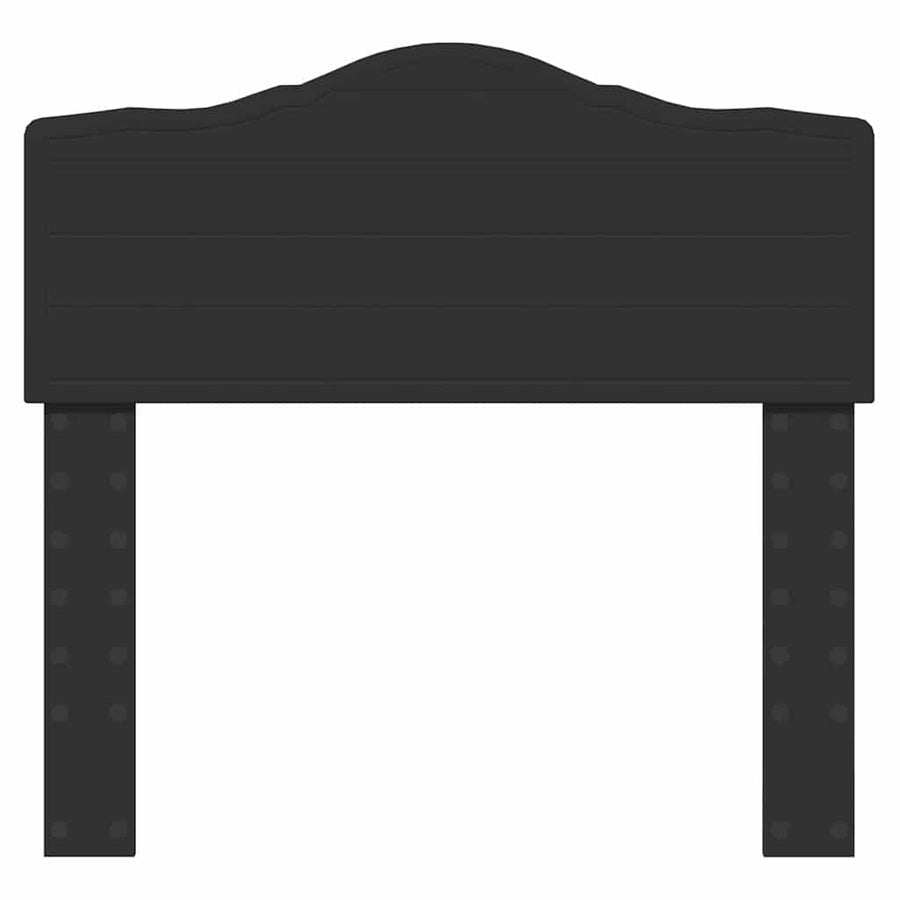 Hoofdbord met hoofdeinde Zwart Eiken 100 cm Bewerkt hout