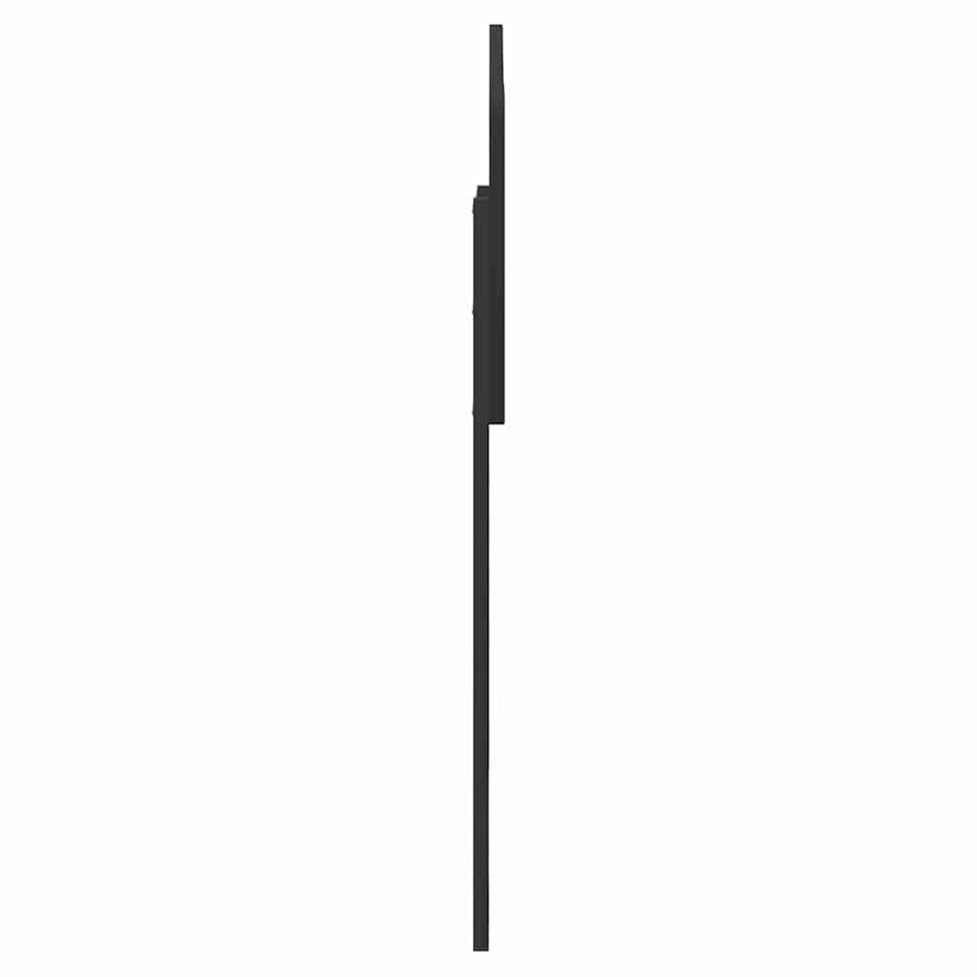 Hoofdbord met hoofdeinde Zwart Eiken 100 cm Bewerkt hout