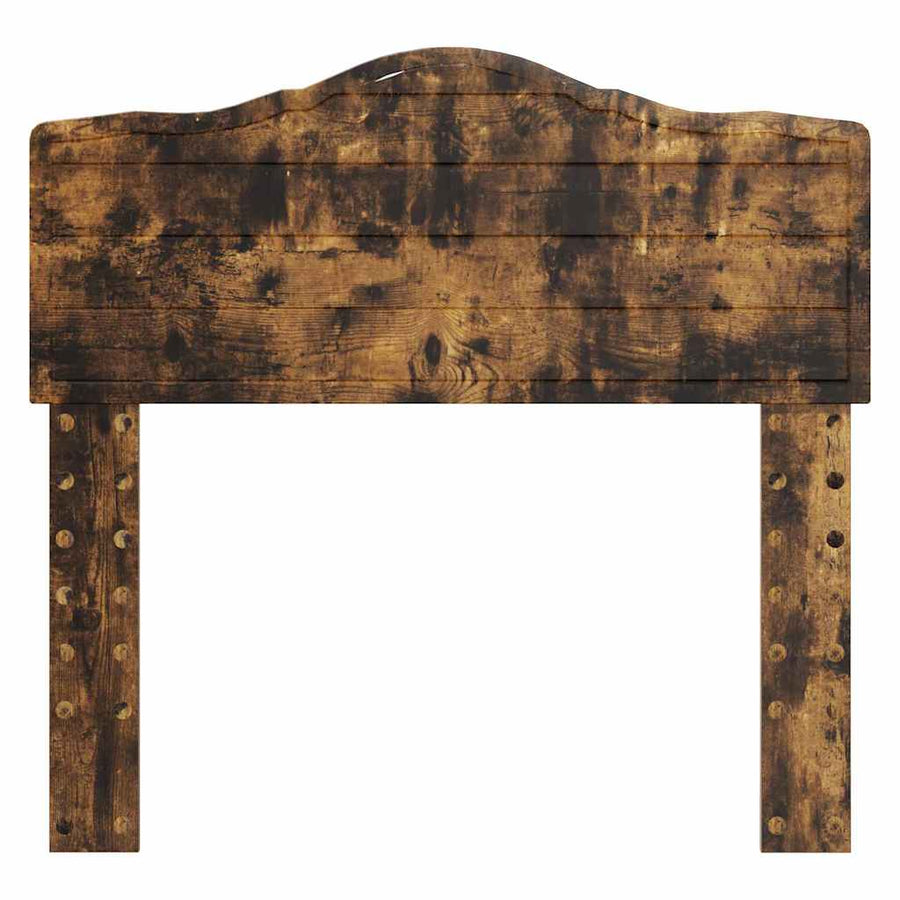 Hoofdbord met hoofdeinde Gerookt eiken 100 cm Bewerkt hout