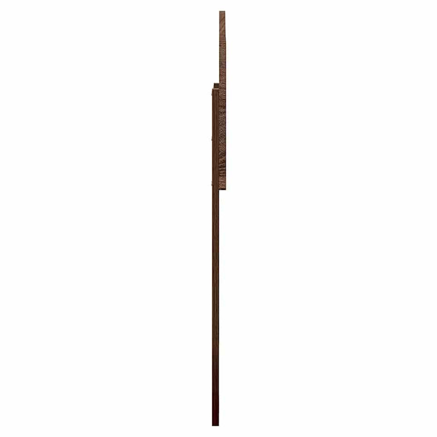 Hoofdbord met hoofdeinde Bruin Eiken 100 cm Bewerkt hout