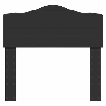 Hoofdbord met hoofdeinde Zwart Eiken 90 cm Bewerkt hout