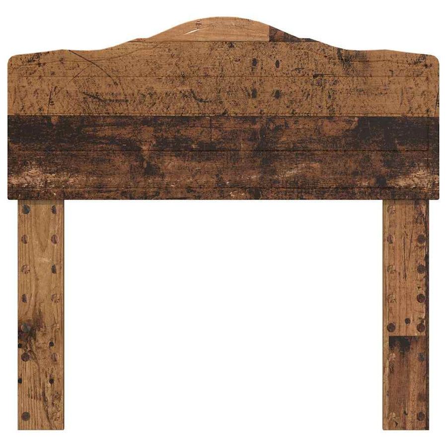 Hoofdbord met hoofdeinde Oud Hout 90 cm Bewerkt hout