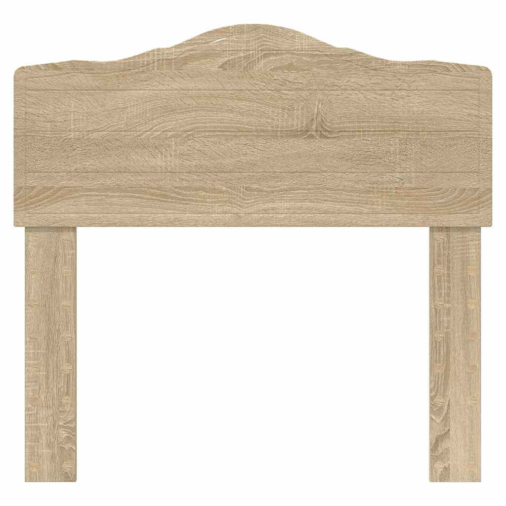 Hoofdbord met hoofdeinde Sonoma Eiken 80 cm Bewerkt hout
