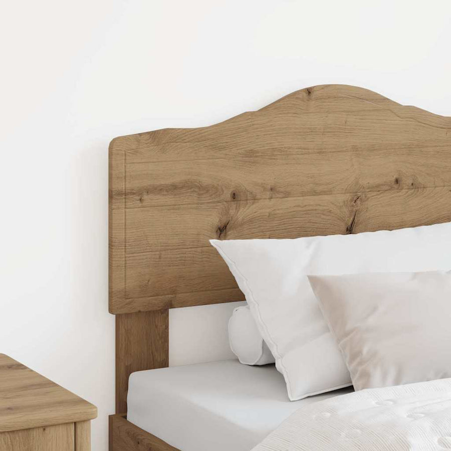 Hoofdbord met hoofdeinde Artisan Eiken 80 cm Bewerkt hout