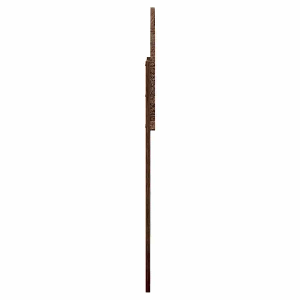 Hoofdbord met hoofdeinde Bruin Eiken 75 cm Bewerkt hout