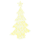 Christmas tree with 100 LED Warm White 120 cm Acrylic