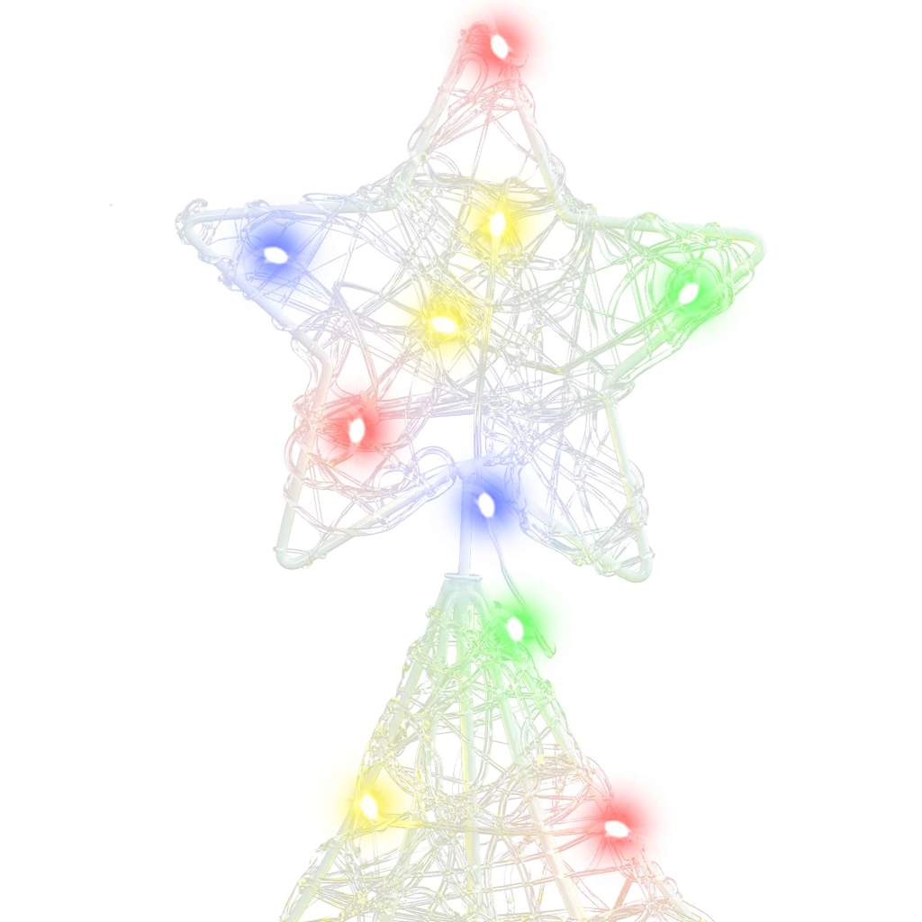 Kerstboom met 100 LED Multikleur 120 cm Acryl