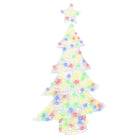 Christmas tree with 100 LED Multicolor 120 cm Acrylic