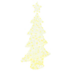 Christmas Tree with 160 LED Warm White 150 cm Acrylic