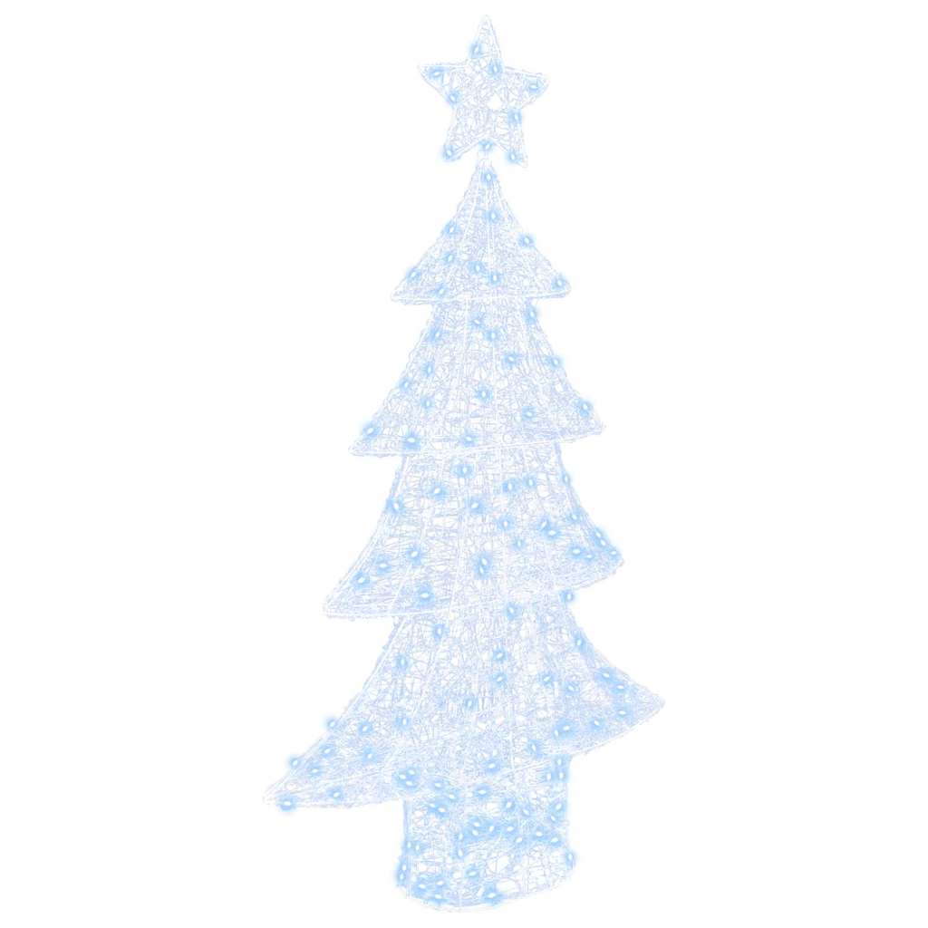 Kerstboom met 160 LED Koudwit 150 cm Acryl
