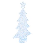 Kerstboom 150 cm 160 LED koudwit acryl