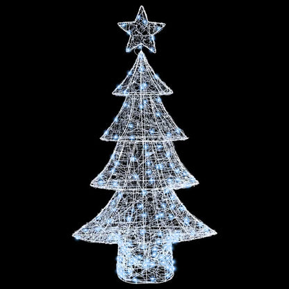 Kerstboom met 160 LED Koudwit 150 cm Acryl