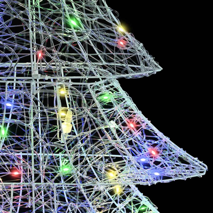 Kerstboom met 160 LED Multikleur 150 cm Acryl