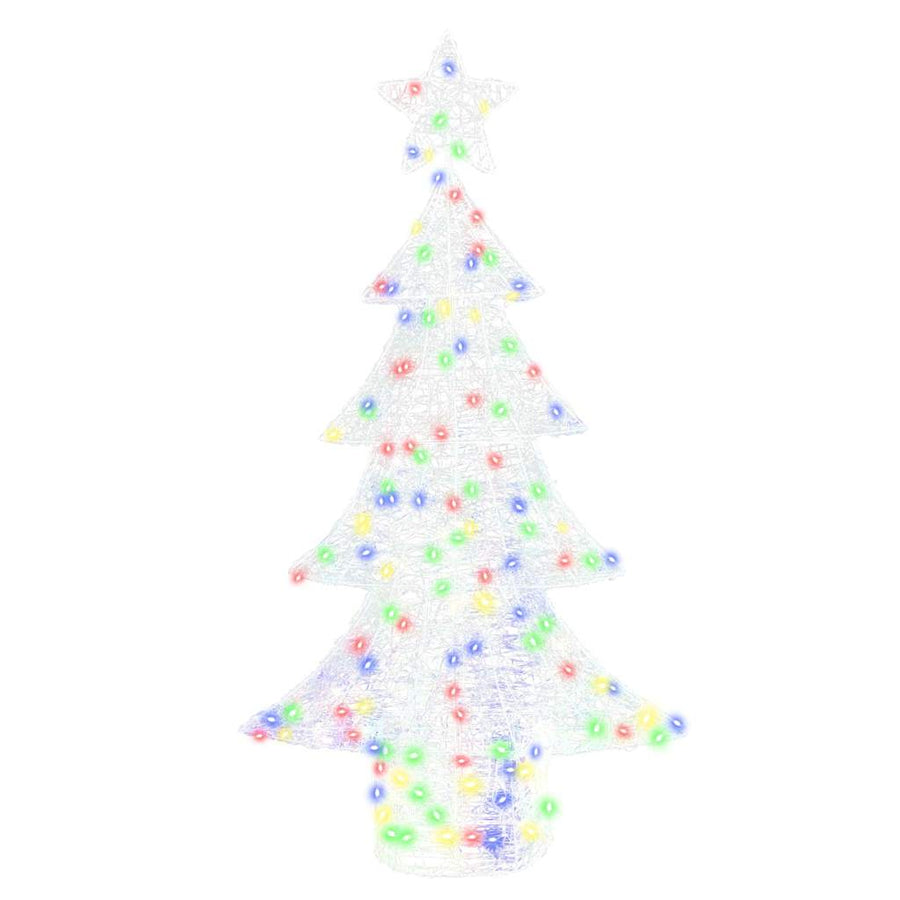 Kerstboom met 160 LED Multikleur 150 cm Acryl