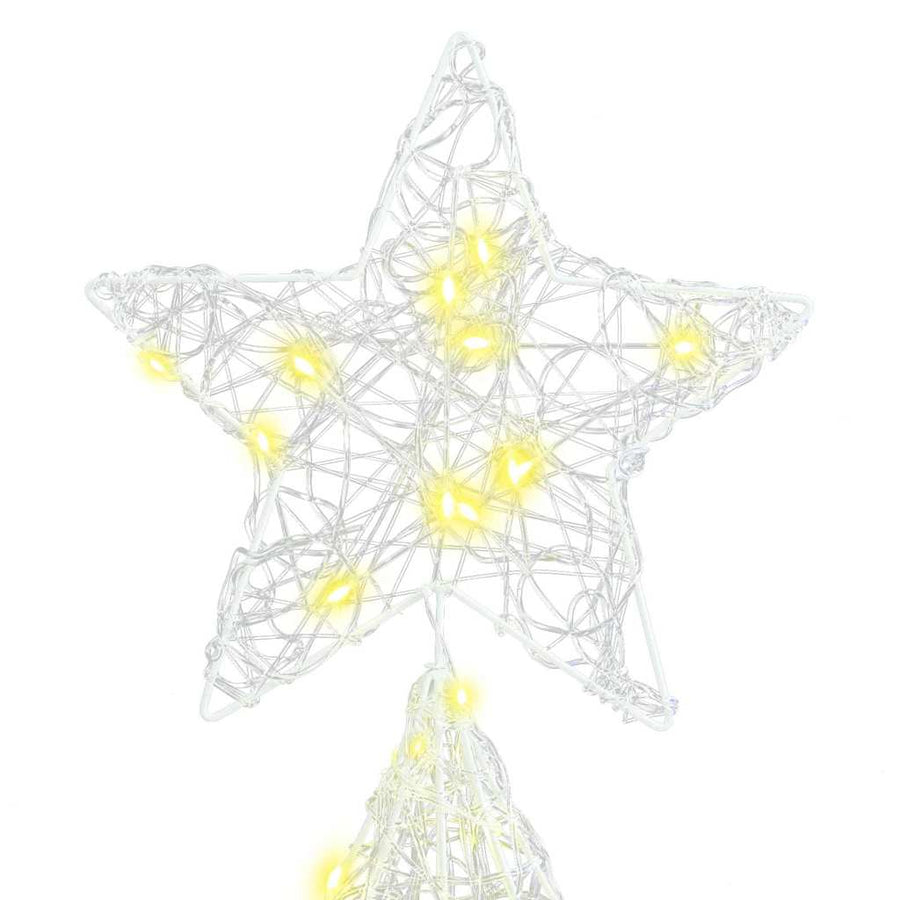 Kerstboom met 240 LED Warmwit 180 cm Acryl