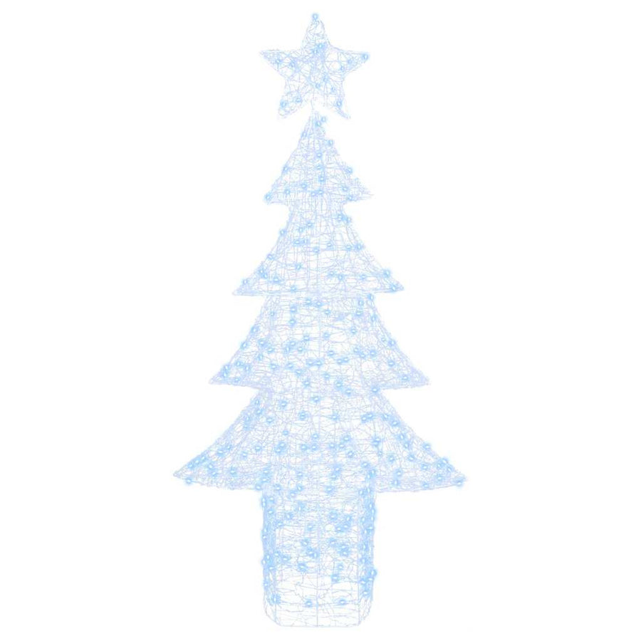 Kerstboom met 240 LED Koudwit 180 cm Acryl