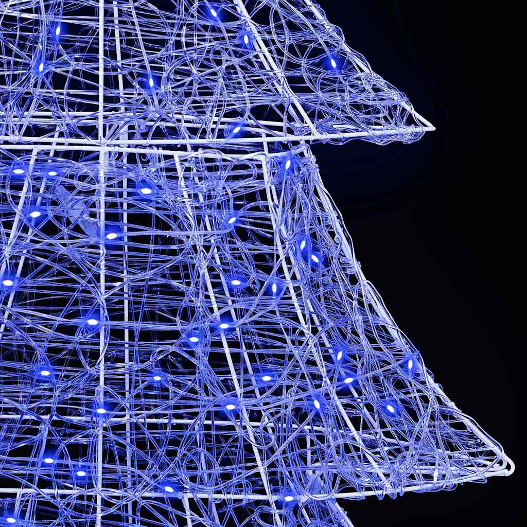 Kerstboom met 240 LED Blauw 180 cm Acryl