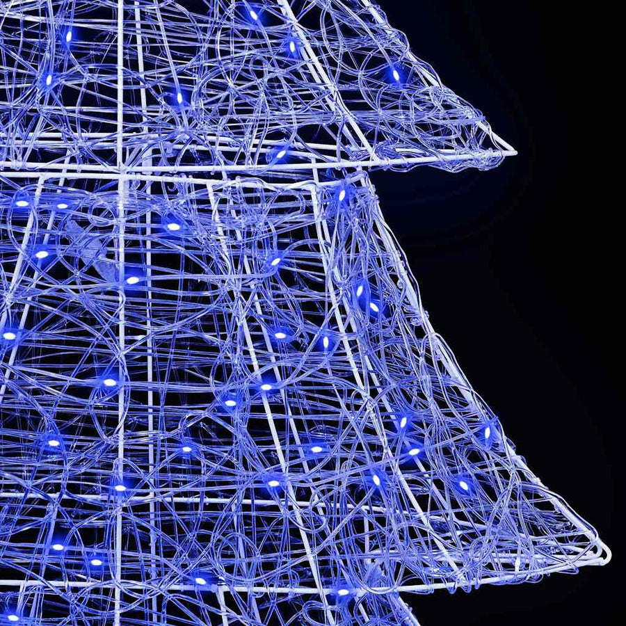 Kerstboom met 240 LED Blauw 180 cm Acryl