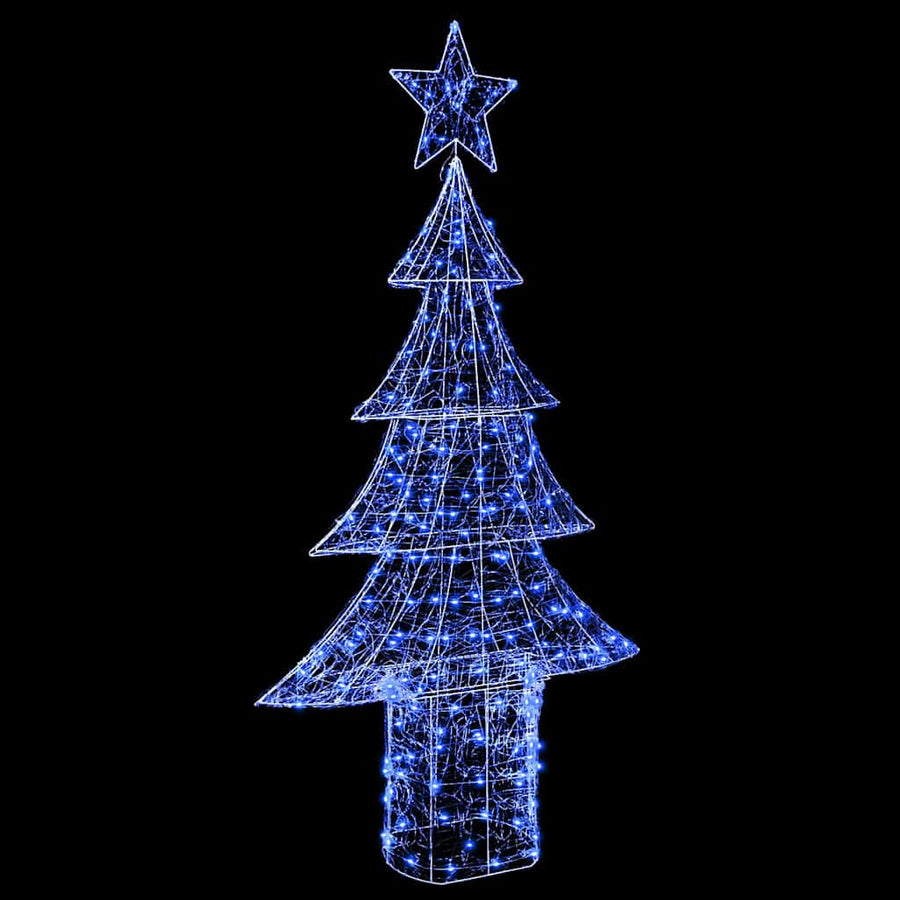 Kerstboom met 240 LED Blauw 180 cm Acryl