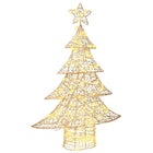 Christmas tree with 120 LED Warm White 120.5 cm PET