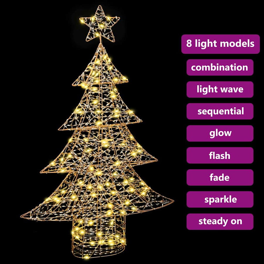 Kerstboom met 120 LED Warmwit 120 cm PET