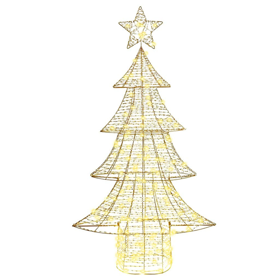 Kerstboom met 160 LED Warmwit 150 cm PET