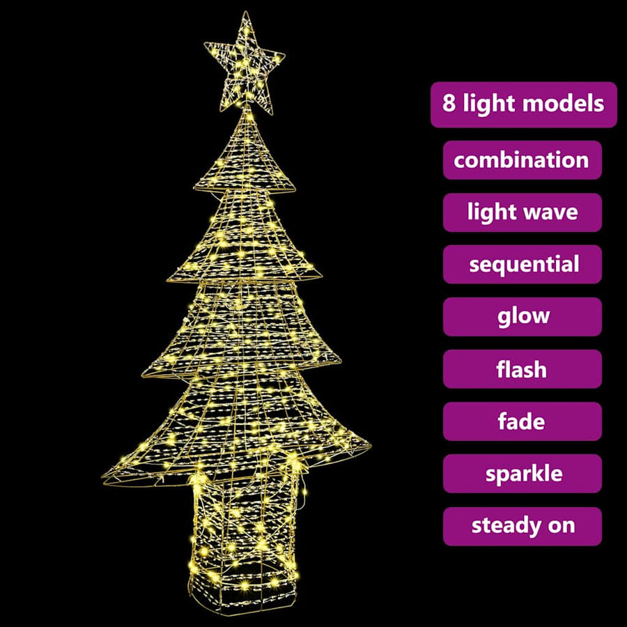 Kerstboom met 240 LED Warmwit 180 cm PET