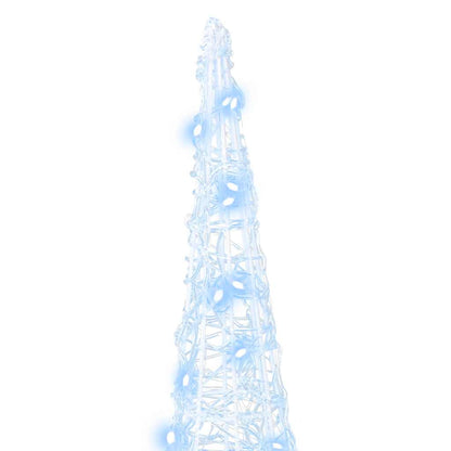 Kerstboom met 90 LED 3 pcs Koudwit 40 cm 60 cm 80 cm Acryl
