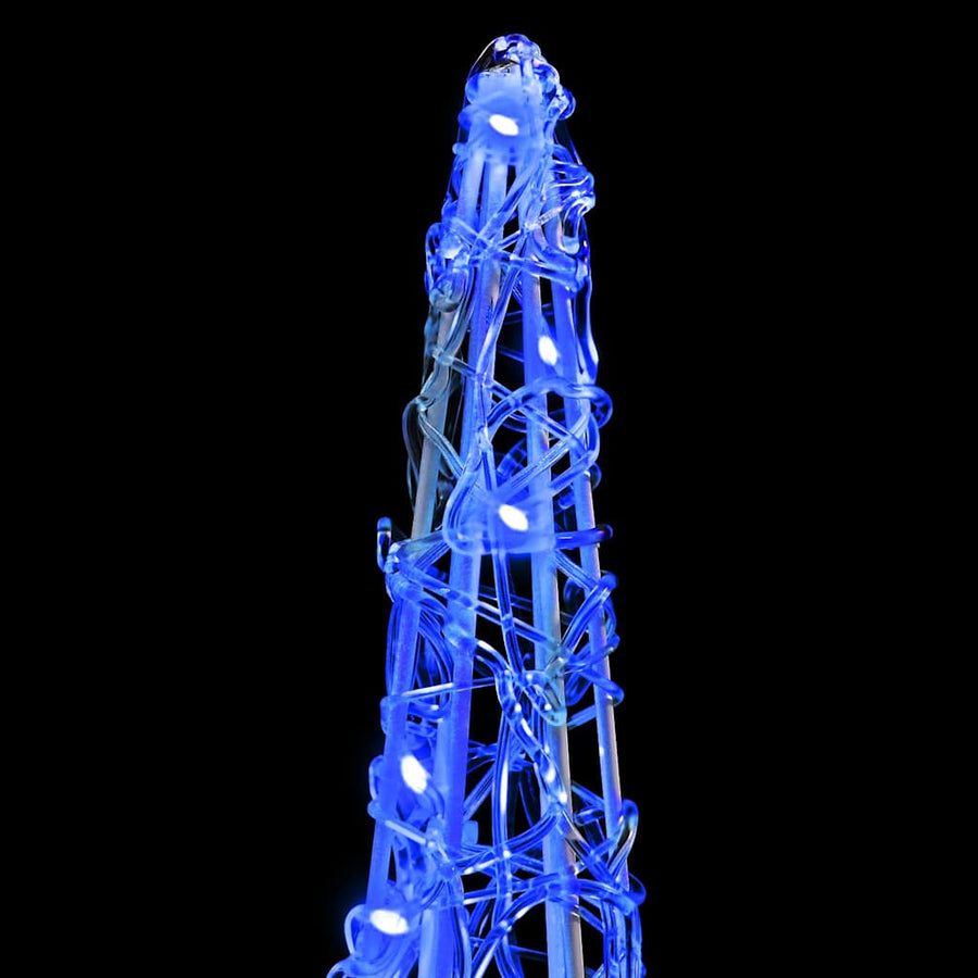 Kerstboom met 90 LED 3 pcs Blauw 40 cm 60 cm 80 cm Acryl