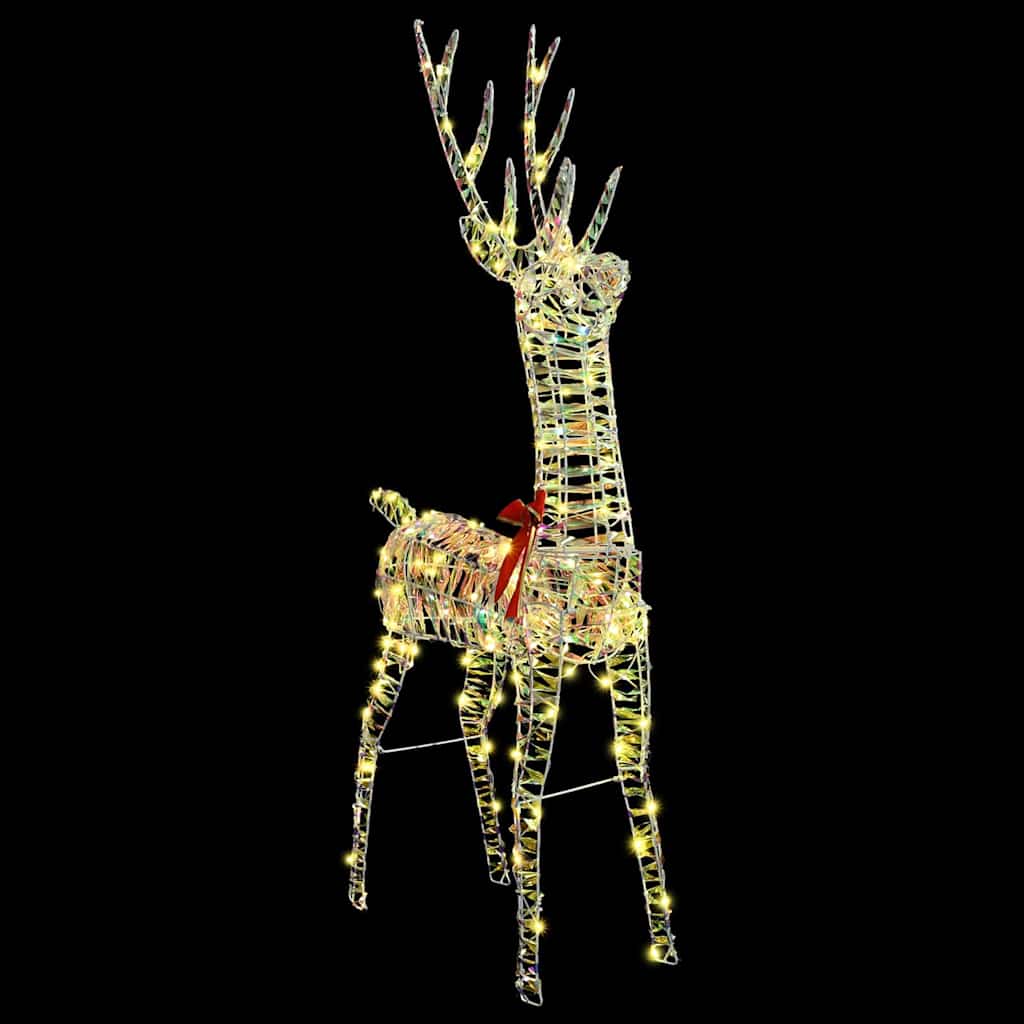 3D Rendier 140 LED's Warmwit 128 cm PET