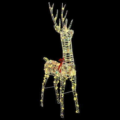 3D Rendier 140 LED's Warmwit 128 cm PET