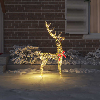 3D Rendier 140 LED's Warmwit 128 cm PET