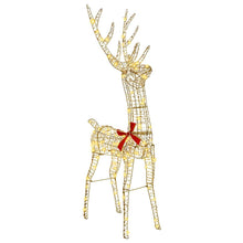 3D Rendier 140 LED's Warmwit 128 cm PET