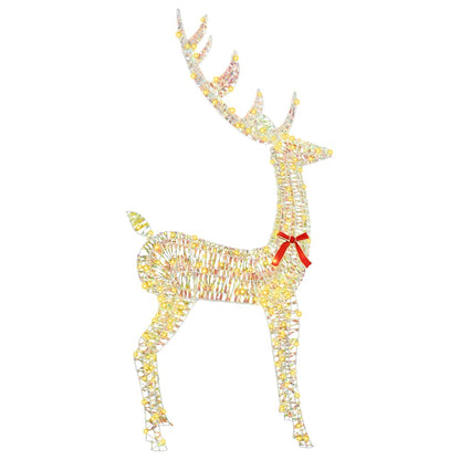 3D Rendier 250 LED's Warmwit 96 x 40 x 180 cm PET