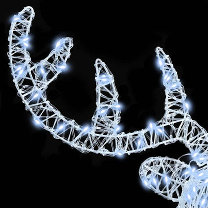 Hertenkop Koudwit 60 cm Acryl