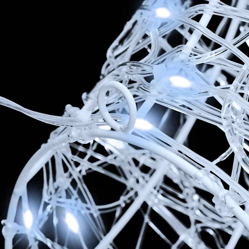 Hertenkop Koudwit 60 cm Acryl