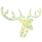Reindeer pulling sleigh with 140 LED Warm White 68 x 36.5 x 62.5 cm PET