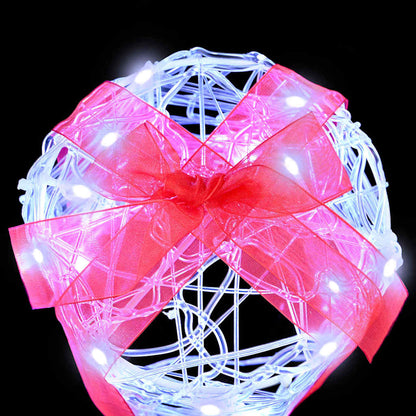 Decoratie voor Geschenkdoos 3 pcs Koudwit 20 x 20 x 21 cm Acryl