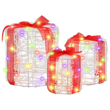 Decoratie voor Geschenkdoos 3 pcs kleurrijk 20 x 20 x 21 cm