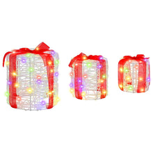 Decoratie voor Geschenkdoos 3 pcs kleurrijk 20 x 20 x 21 cm