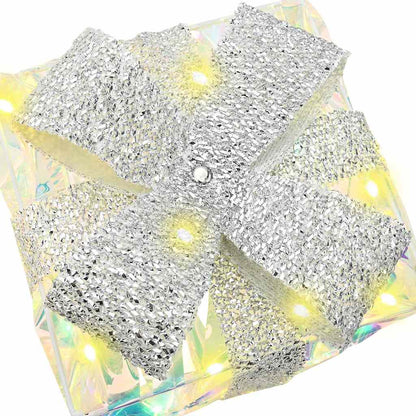 Cadeau Doos met 60 LED 3 pcs Warmwit 20 x 20 x 20 cm PET