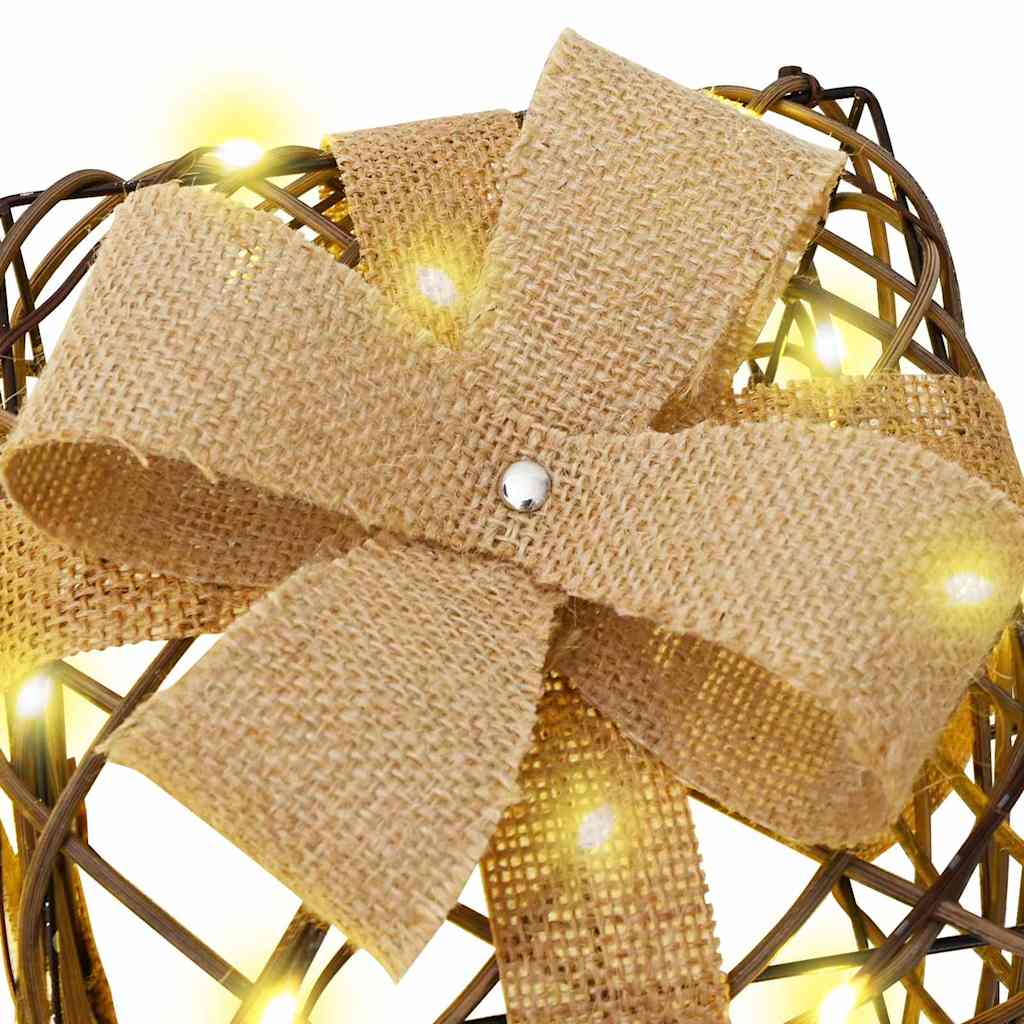 Verlichte kerstcadeau doos 3 st Warmwit