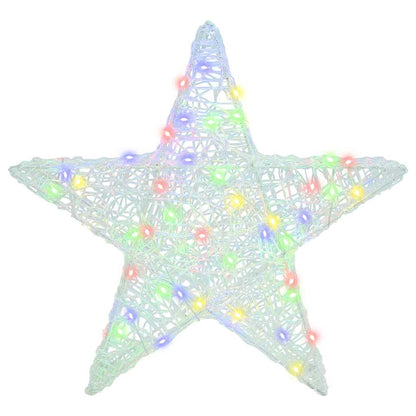 3D Ster met 50 LED Multikleur 55 x 53,5 x 10 cm Acryl