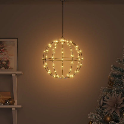 Bal Warmwit 30 x 30 x 32 cm Metaal 96 LED's