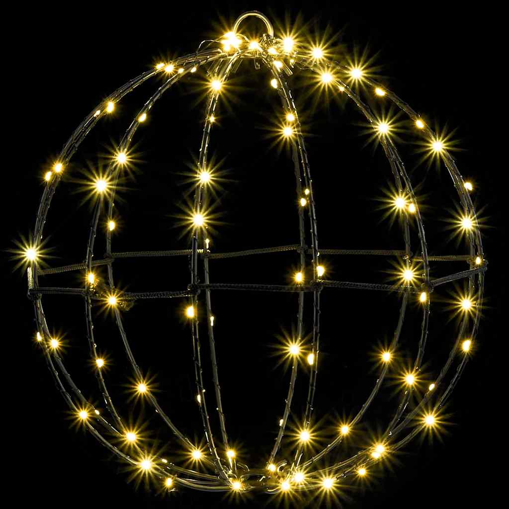 Bal Warmwit 30 x 30 x 32 cm Metaal 96 LED's
