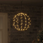 Kerstbal metaal 40x40x42 cm warmwit 120 LED